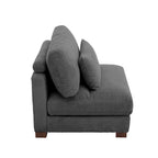 Fauteuil d'appoint sans accoudoirs en velours côtelé, multicolore, 1 place