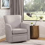 Fauteuil à bascule pivotant à 360° – Plusieurs options de couleurs, Rembourré, 1 personne, Capacité de 136 kg
