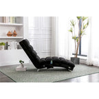 Chaise longue inclinable en lin multicolore – Simple, 11 coloris