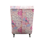 Chaise longue inclinable en lin multicolore – Simple, 11 coloris