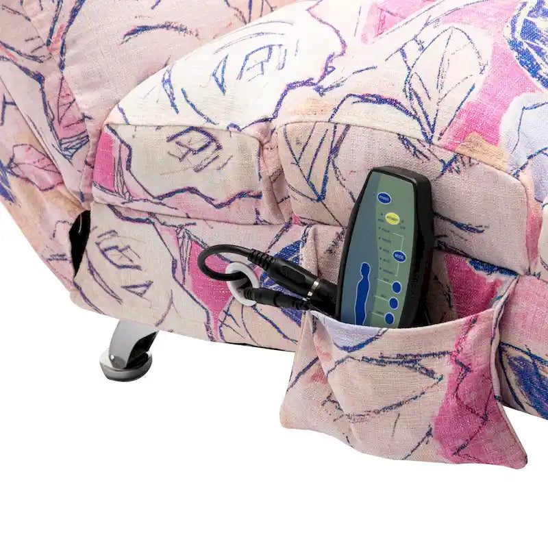 Chaise longue inclinable en lin multicolore – Simple, 11 coloris