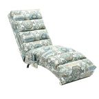 Chaise longue inclinable en lin multicolore – Simple, 11 coloris