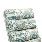 Chaise longue inclinable en lin multicolore – Simple, 11 coloris