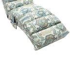 Chaise longue inclinable en lin multicolore – Simple, 11 coloris