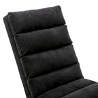 Chaise longue inclinable en lin multicolore – Simple, 11 coloris