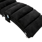 Chaise longue inclinable en lin multicolore – Simple, 11 coloris