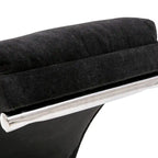 Chaise longue inclinable en lin multicolore – Simple, 11 coloris