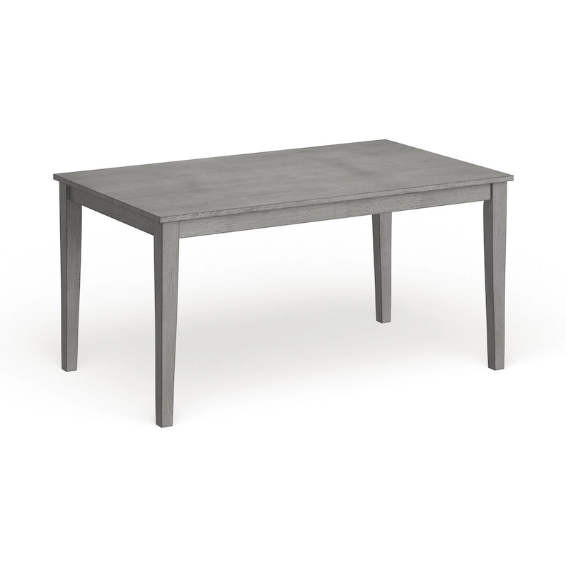 Table à manger rectangulaire de 152 cm – Style vintage, 6 places – Plusieurs coloris