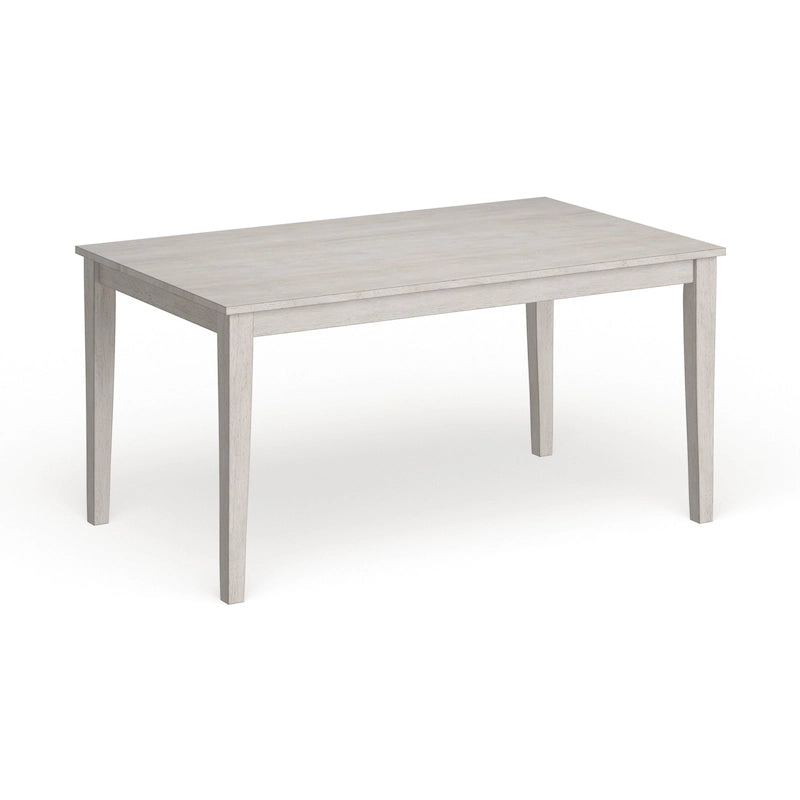 Table à manger rectangulaire de 152 cm – Style vintage, 6 places – Plusieurs coloris