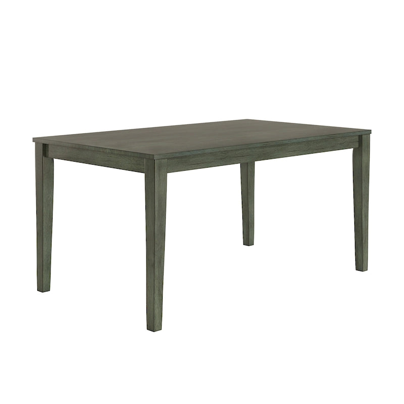 Table à manger rectangulaire de 152 cm – Style vintage, 6 places – Plusieurs coloris