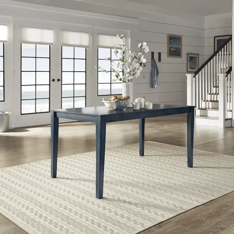 Table à manger rectangulaire de 152 cm – Style vintage, 6 places – Plusieurs coloris
