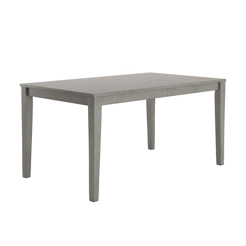 Table à manger rectangulaire de 152 cm – Style vintage, 6 places – Plusieurs coloris