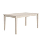 Table à manger rectangulaire de 152 cm – Style vintage, 6 places – Plusieurs coloris