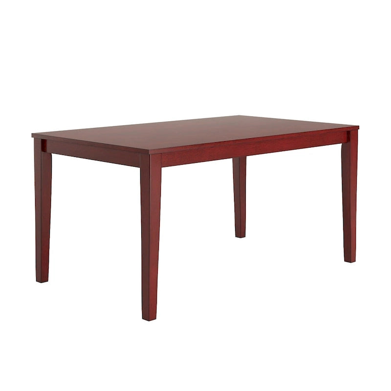 Table à manger rectangulaire de 152 cm – Style vintage, 6 places – Plusieurs coloris
