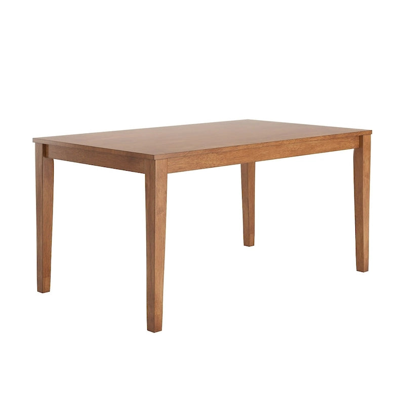 Table à manger rectangulaire de 152 cm – Style vintage, 6 places – Plusieurs coloris
