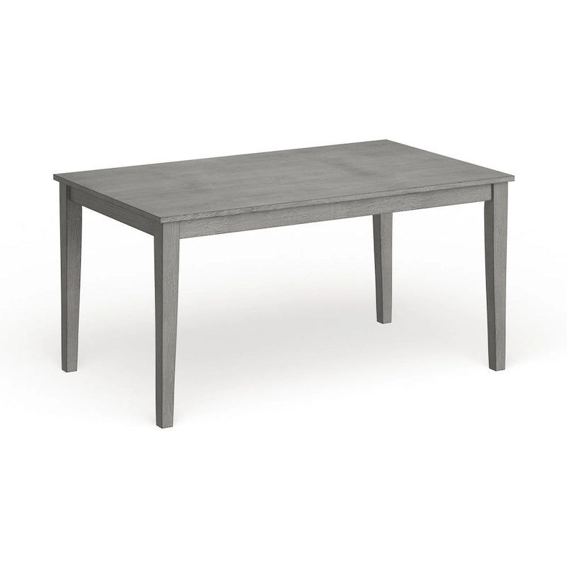 Table à manger rectangulaire de 152 cm – Style vintage, 6 places – Plusieurs coloris