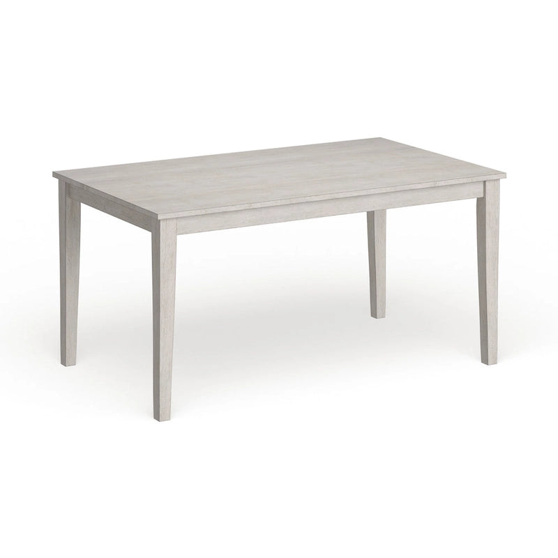 Table à manger rectangulaire de 152 cm – Style vintage, 6 places – Plusieurs coloris