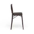 Noir/Gris, Similicuir/Tissu, Tabouret de bar pliant, 1 personne