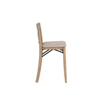 Noir/Gris, Similicuir/Tissu, Tabouret de bar pliant, 1 personne