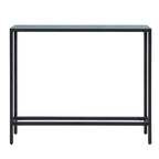 Console étroite or/noir/argent avec plateau miroir – Entrée 1 personne