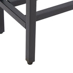 Console étroite or/noir/argent avec plateau miroir – Entrée 1 personne