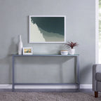 Console étroite or/noir/argent avec plateau miroir – Entrée 1 personne