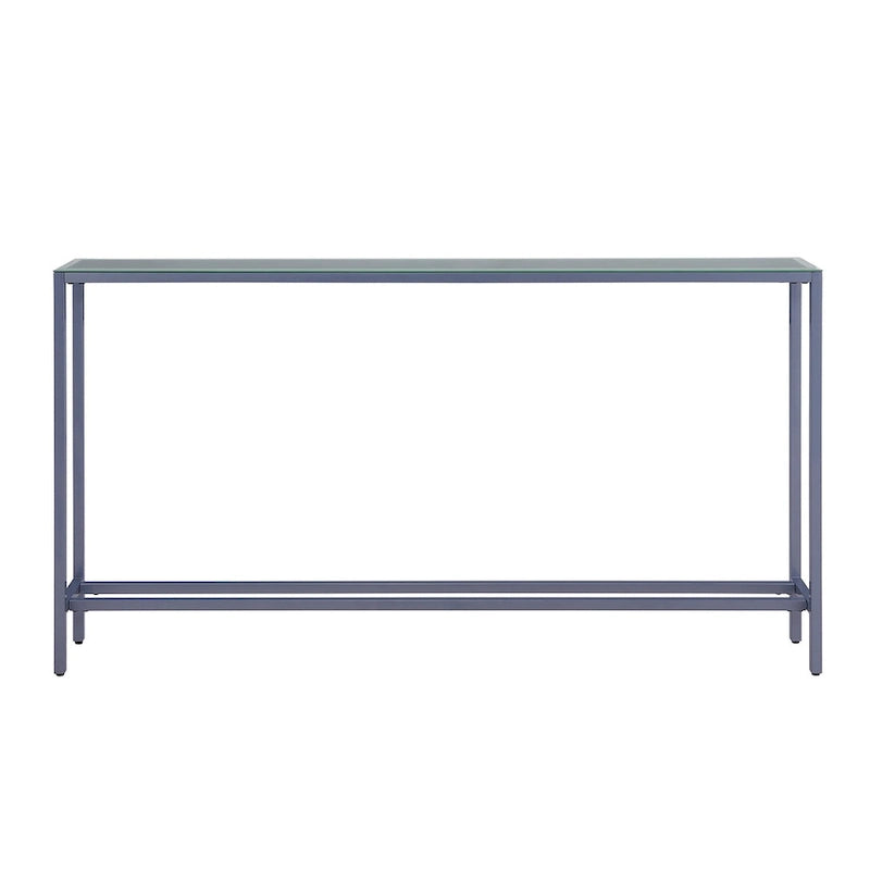 Console étroite or/noir/argent avec plateau miroir – Entrée 1 personne