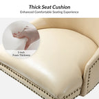 Chaise de bureau pivotante à accoudoirs, en similicuir, dossier mi-hauteur, 1 personne