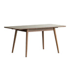 Table à manger extensible en noyer massif, 10 places
