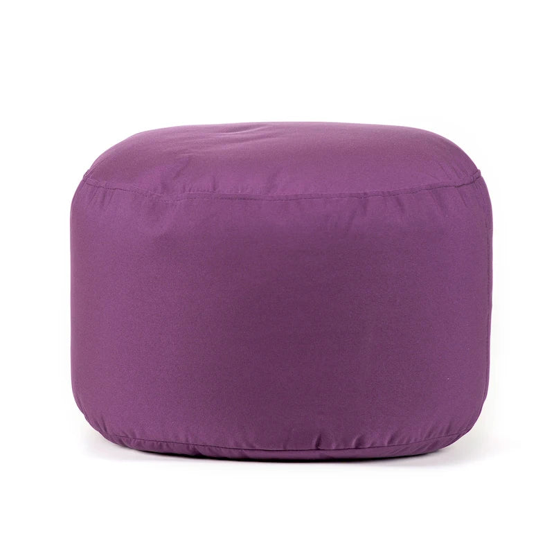 Pouf rond multicolore, intérieur/extérieur, une place