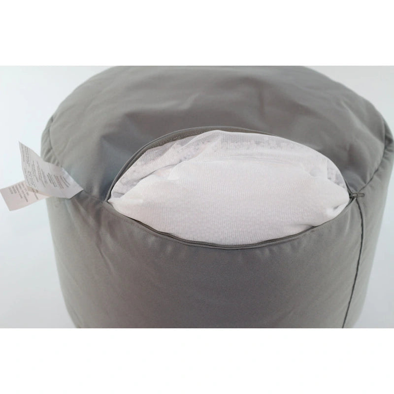 Pouf rond multicolore, intérieur/extérieur, une place