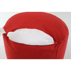 Pouf rond multicolore, intérieur/extérieur, une place