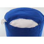 Pouf rond multicolore, intérieur/extérieur, une place