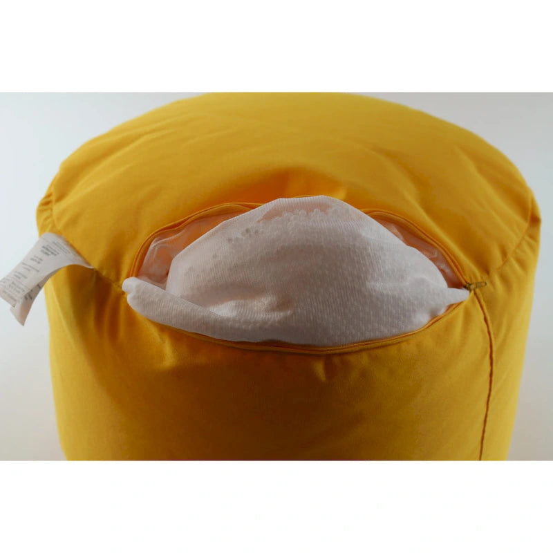 Pouf rond multicolore, intérieur/extérieur, une place