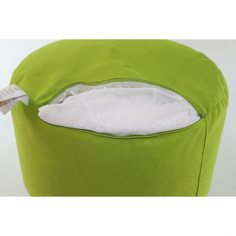 Pouf rond multicolore, intérieur/extérieur, une place
