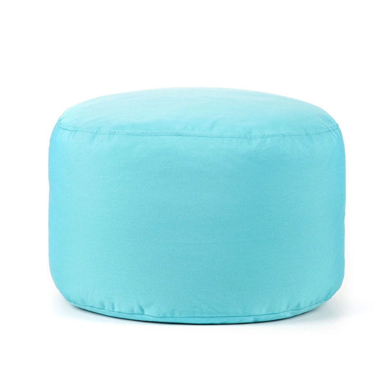 Pouf rond multicolore, intérieur/extérieur, une place