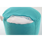 Pouf rond multicolore, intérieur/extérieur, une place