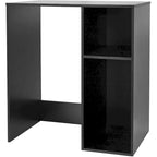 Meuble Support pour Mini-Réfrigérateur avec Rangement Latéral – Noir / Blanc / Rustique / Bois foncé, Autoportant, 1 personne