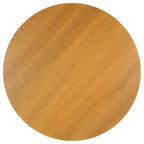 Table basse carrée en bois naturel, style tréteaux Mid-Century